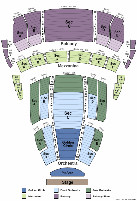 Temple Hoyne Buell Theatre Seating Chart