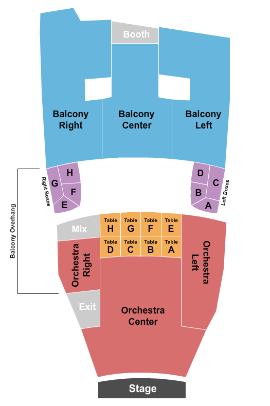 The Cabot - Cabot Performing Arts Center Seating Chart: Endstage 3