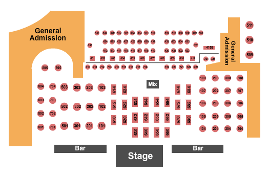 Spreckels Theatre Seating Chart