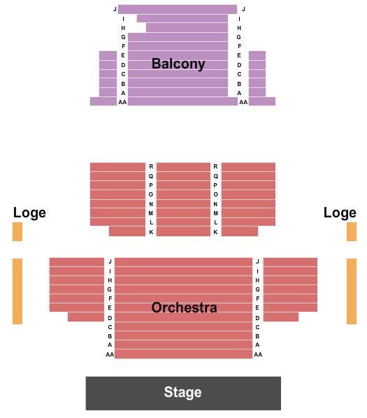 The Cape Playhouse Seating Chart: Endstage