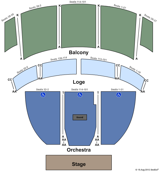 Capitol Theatre Seating Chart