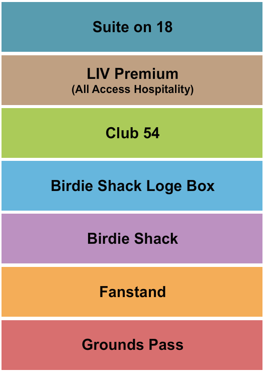 The Cardinal at Saint John's Resort Seating Chart: LIV Golf