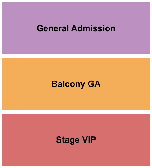 The Catalyst Seating Chart: GA/Balcony/VIP