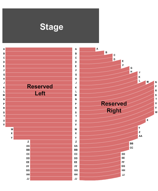 The Caverns - TN Seating Chart: End Stage 5