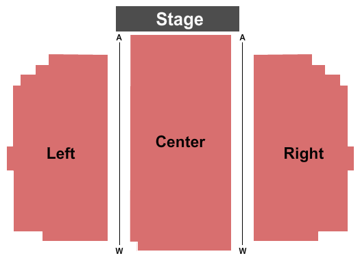 The Center For Rural Development - Center Stage Seating Chart: End Stage