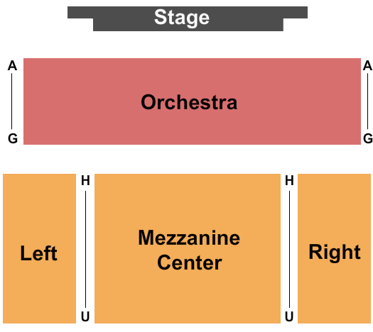 The Center for Humanities and Arts Seating Chart