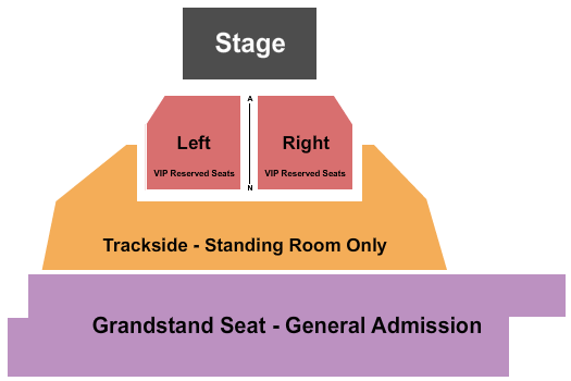 The Central Wisconsin State Fair Seating Chart: End Stage 2