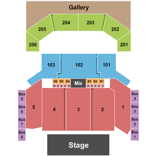 The Chelsea - The Cosmopolitan of Las Vegas Seating Chart: Endstage Boxes/GA Gallery