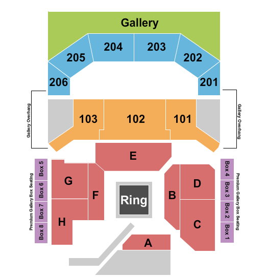 The Chelsea - The Cosmopolitan of Las Vegas Seating Chart: Boxing 4