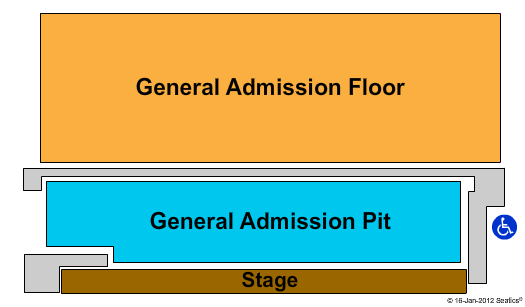 The Club at Stage AE Seating Chart