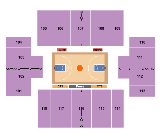 The Coliseum Seating Chart: Harlem Globetrotters