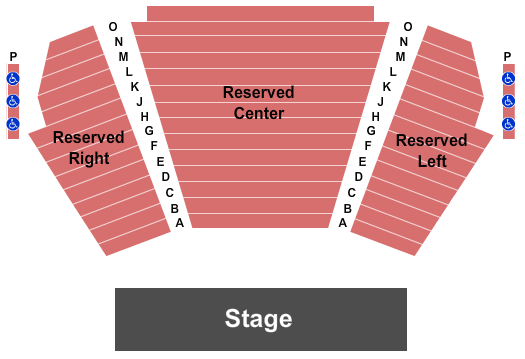 The Colonnade Seating Chart: Endstage