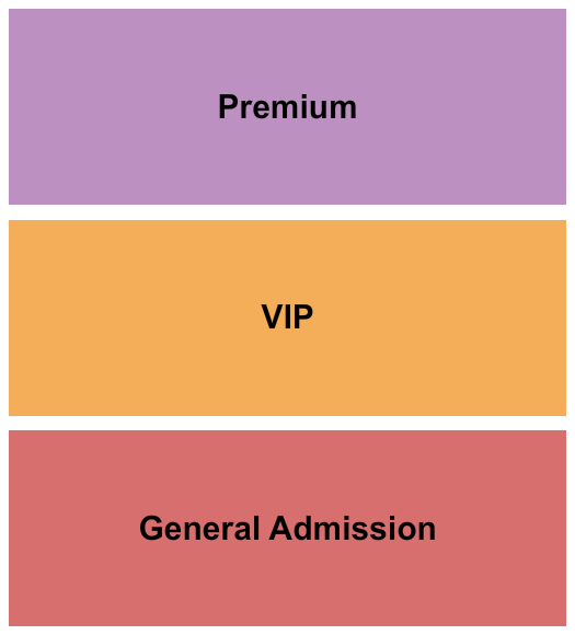 The Colonnade Seating Chart: GA/VIP/Premium