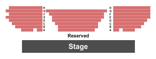 The Colony Theater - Burbank Seating Chart: Endstage