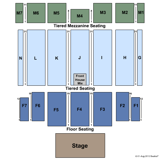 Caesars Windsor Concert Seating Chart