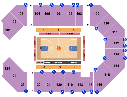 The Corbin Arena - KY Seating Chart: Basketball - Globetrotters