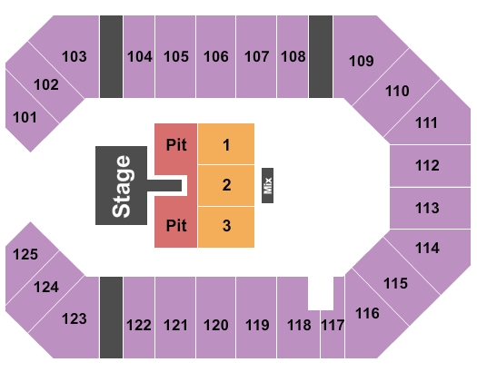 The Corbin Arena - KY Seating Chart: Brantley Gilbert