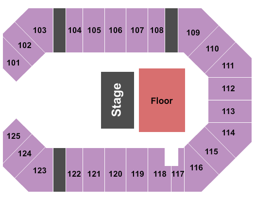 The Corbin Arena - KY Seating Chart: Ludacris