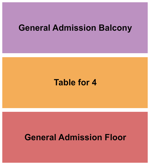 The Criterion - Oklahoma City Seating Chart: GA/Table/Balc