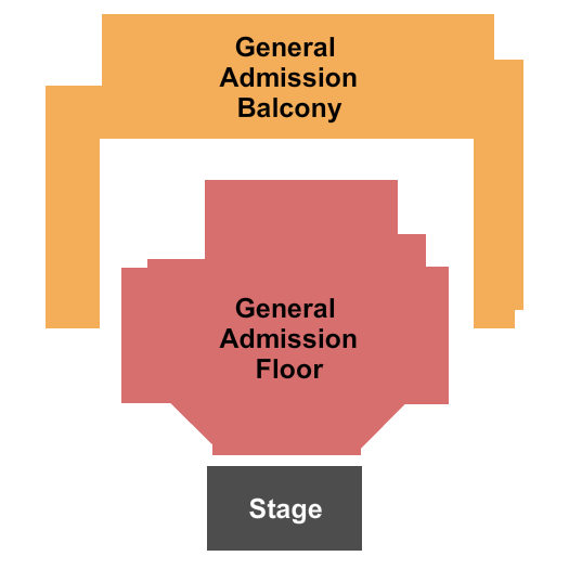 The Criterion - Oklahoma City Seating Chart: General Admission