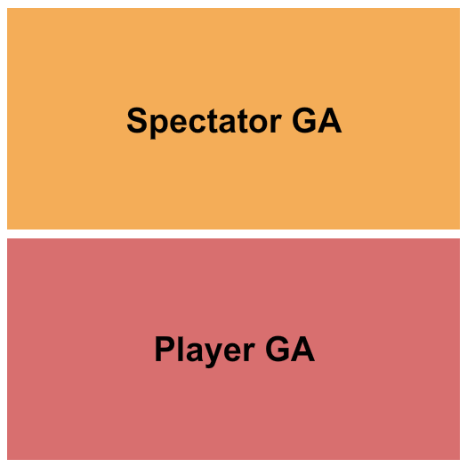 The Crofoot Ballroom Seating Chart: Player/Spectator