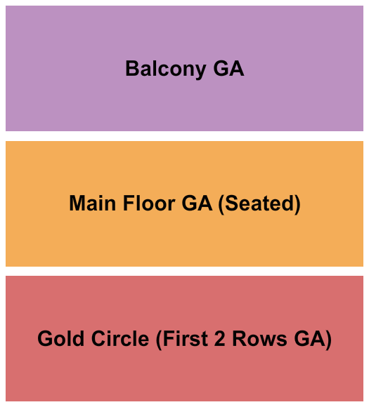 The Crofoot Seating Chart: GC/GC/Balcony