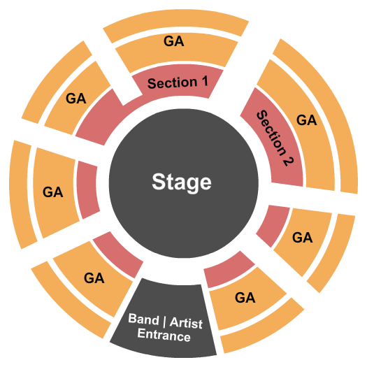 The Crossing at East Cut Seating Chart: Circus Bella