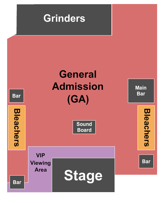 GrindersKC Seating Chart: General Admission