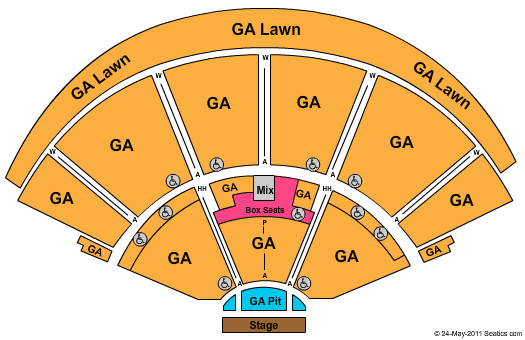 The Cynthia Woods Mitchell Pavilion Seating Chart