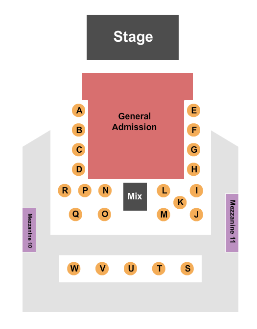 The Depot Seating Chart