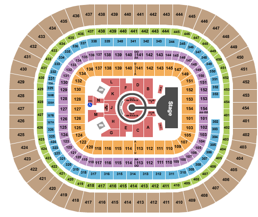 The Dome at America's Center Seating Chart