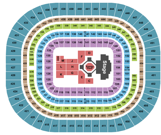 The Dome at America's Center Seating Chart: Kendrick Lamar