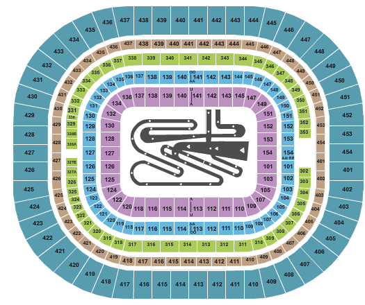 The Dome at America's Center Seating Chart: SuperMotorcross