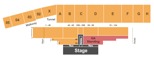 The E Seating Chart
