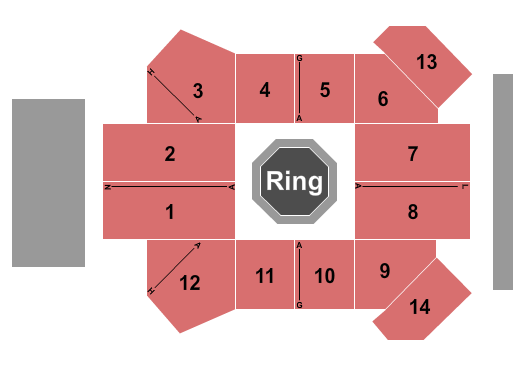 The Edge Pavilion at Edgewater Casino Seating Chart: Borroka
