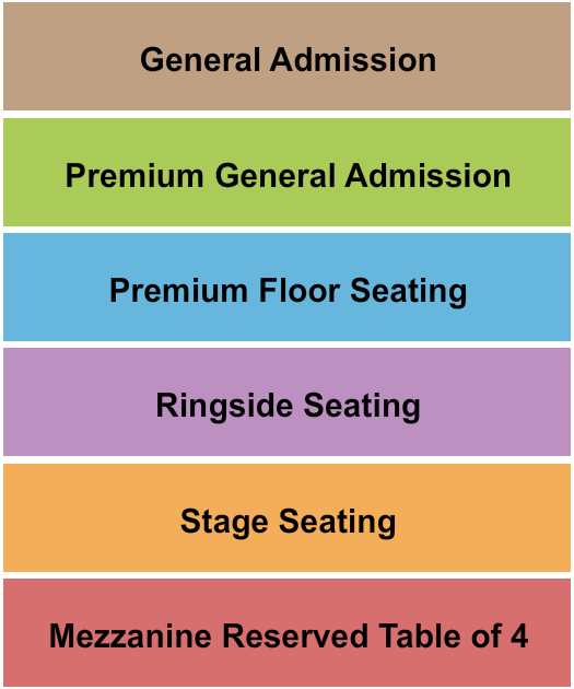 The El Rey Theater - NM Seating Chart: Wrestling