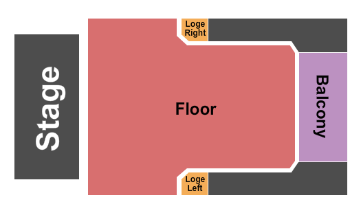 The Elm - Bozeman Seating Chart: Floor/Loges/Balc