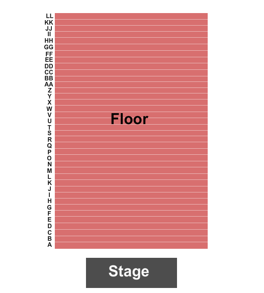 Laborde Earles Entertainment Center Seating Chart: Endstage Reserved Floor