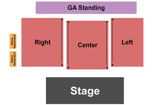 The Event Center At Rivers Casino Des Plaines Seating Chart: Endstage GA 3