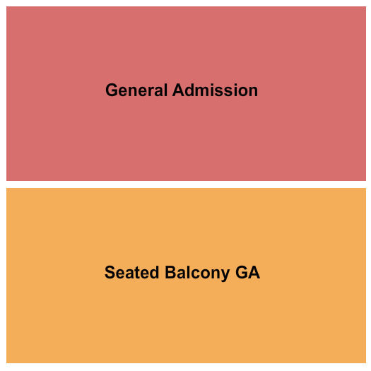The Federal Theatre - Denver Seating Chart: GA/Balcony