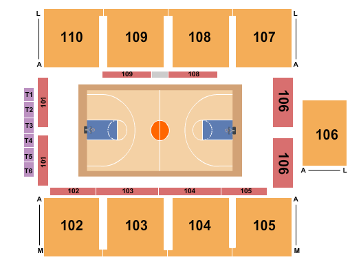 The Fieldhouse At Greensboro Coliseum Complex Map