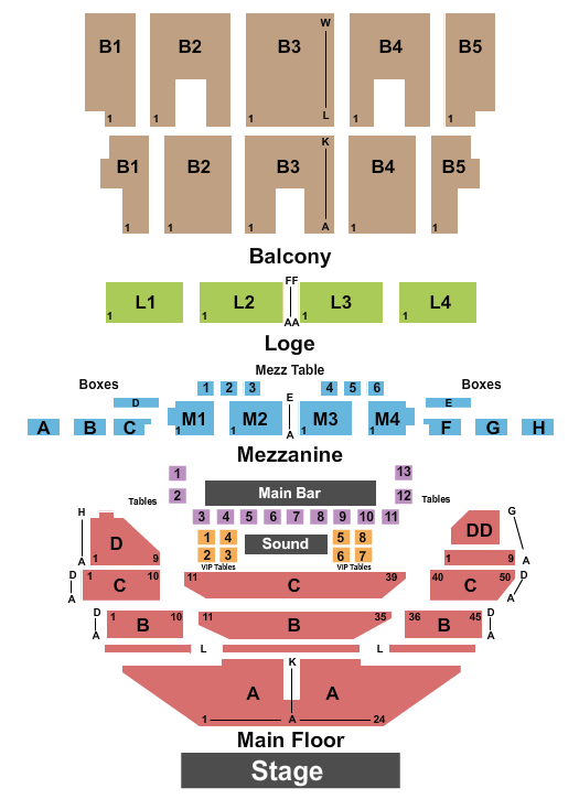 Universoul Circus Seating Chart Detroit
