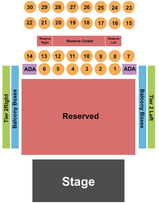 The Foundry Seating Chart