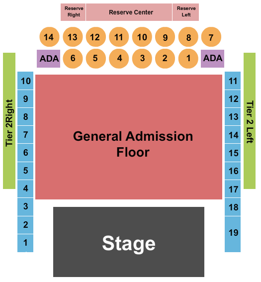 The Fillmore - Philadelphia Seating Chart: Metric