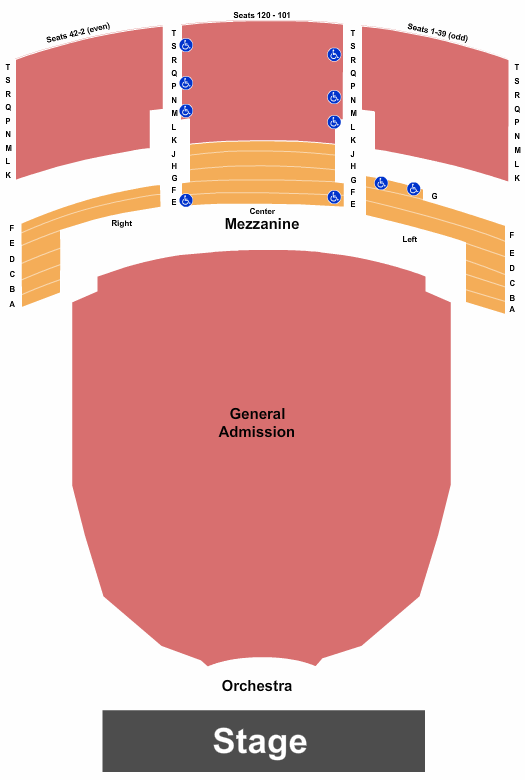 Colony Theater Miami Seating Chart