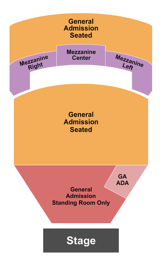 The Fillmore Miami Beach At Jackie Gleason Theater Seating Chart: GA & Reserved Mezz