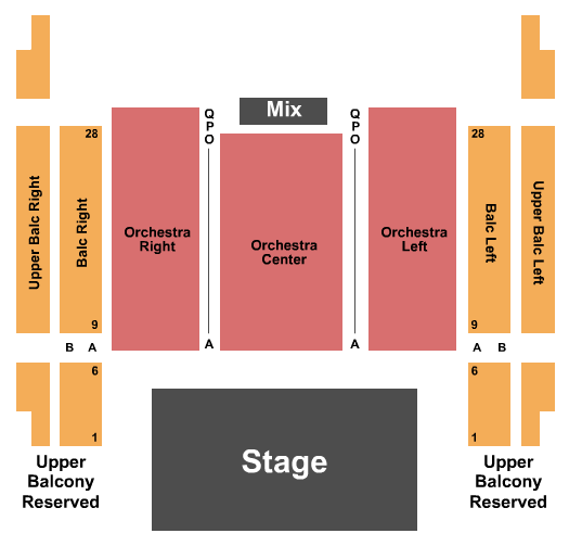 The Fillmore Silver Spring Seating Chart: Endstage 2