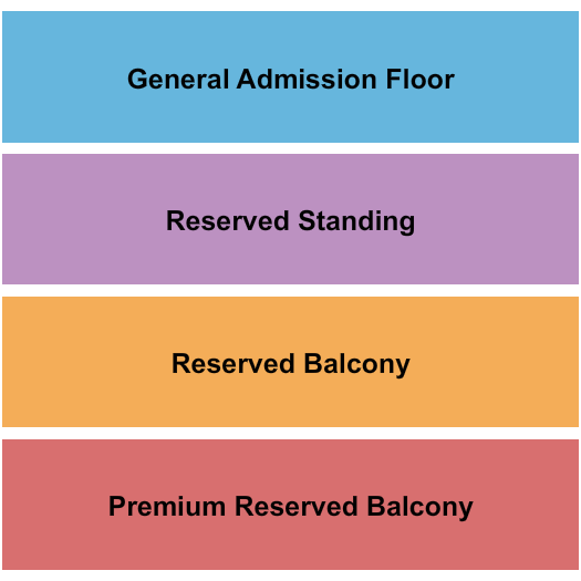 The Forge - Joliet Seating Chart: GA Floor/RSV Balc