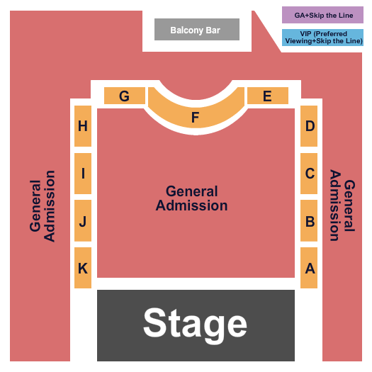 The Forge - Joliet Seating Chart: GA/VIP/Tables