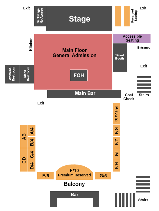 The Forge - Joliet Seating Chart: Endstage 2